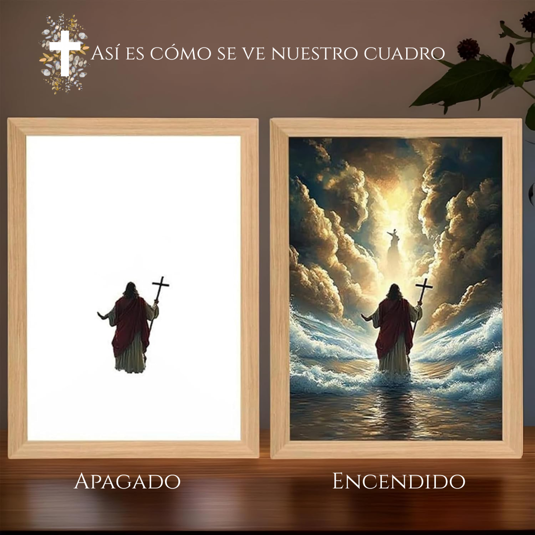 Cuadro Cristiano Led