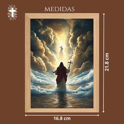 Cuadro Cristiano Led