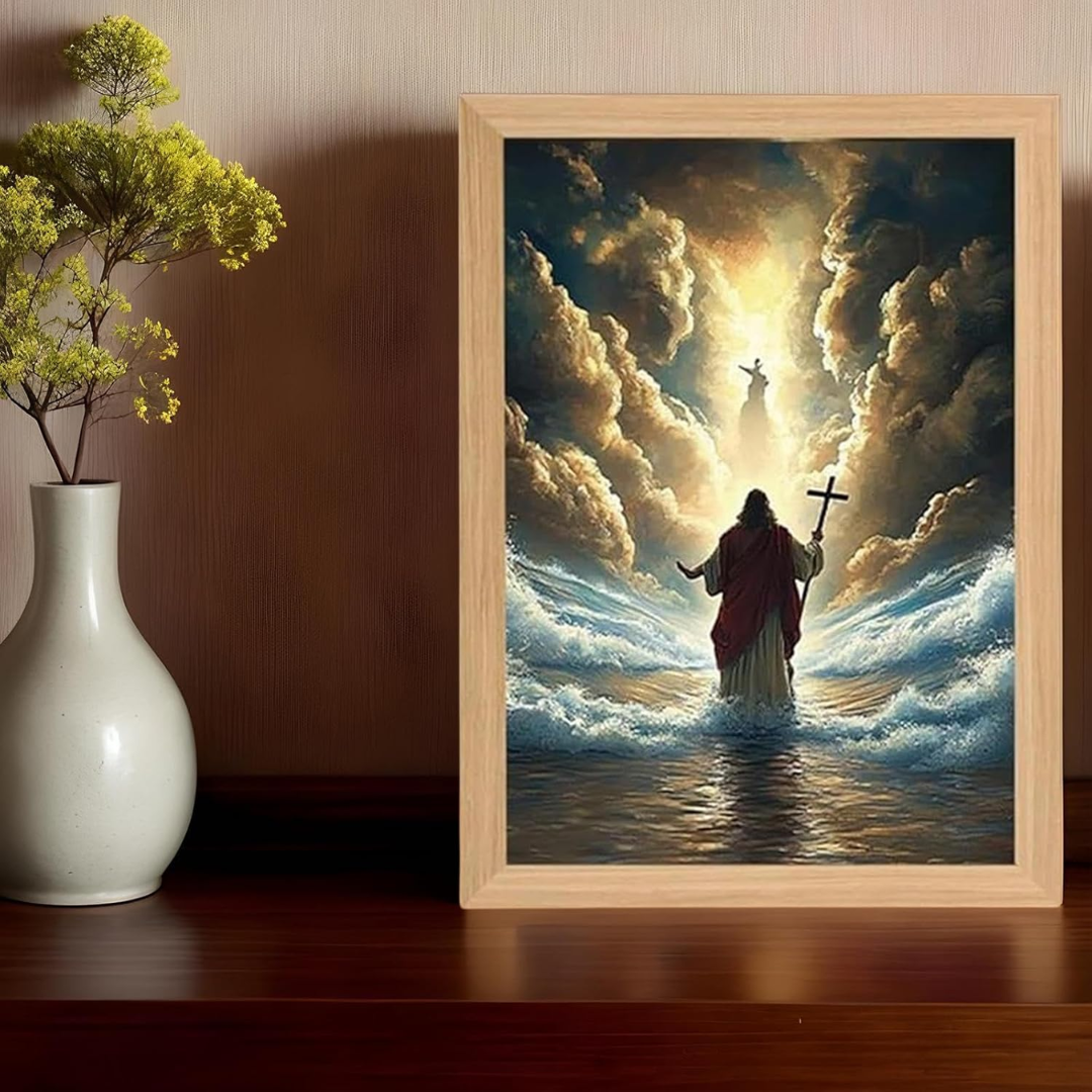 Cuadro Cristiano Led