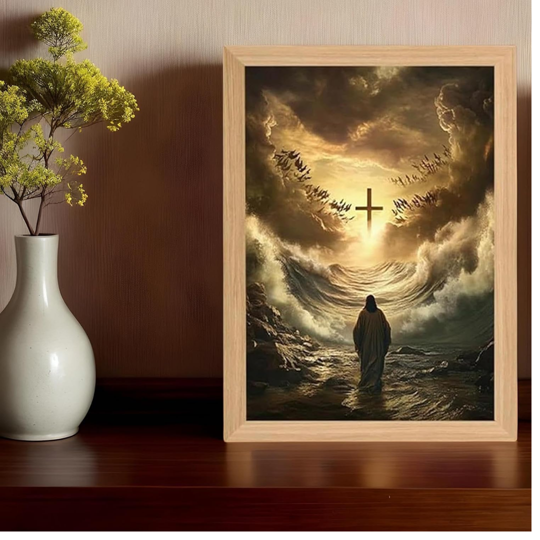 Cuadro Cristiano Led